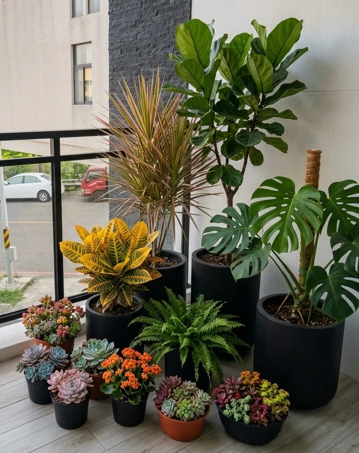 住宅 ｜ 現代風立體攀爬龜背芋轉角綠化